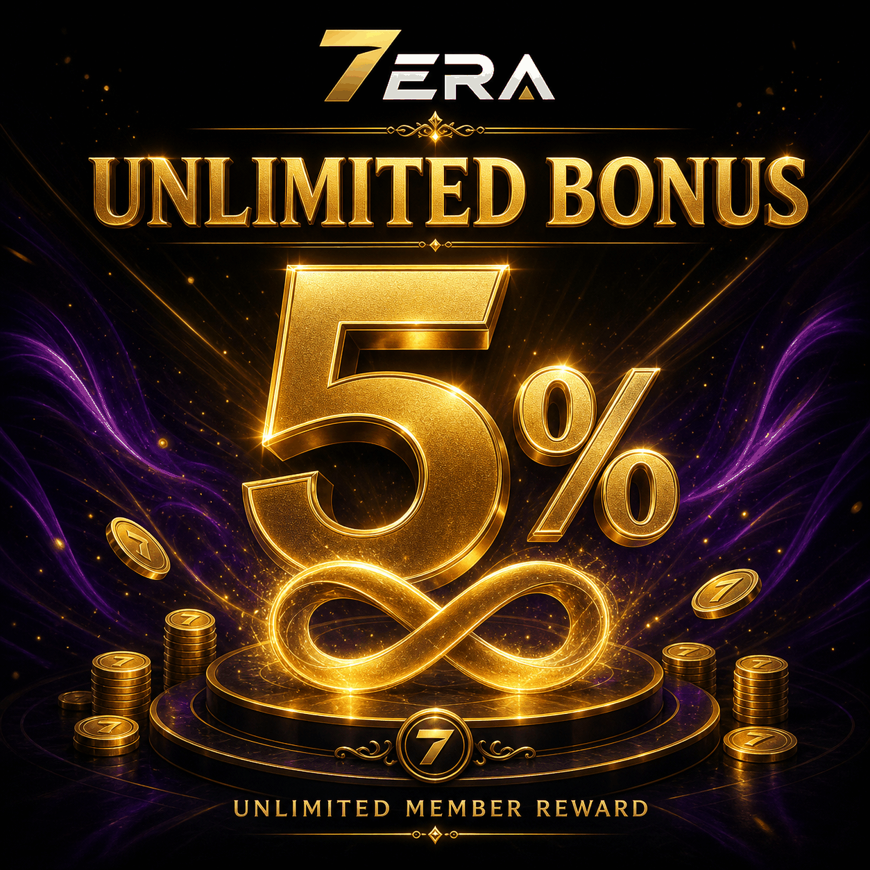 Unlimited Bonus 5% promotion